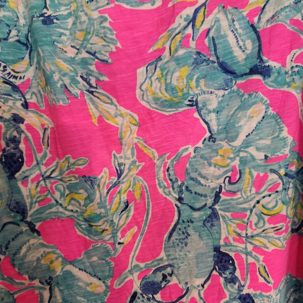 Lilly Pulitzer Essie Sleeveless Lobster Design Top Size XS - Picture 7 of 7
